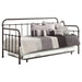 Livingston - Metal Twin Daybed With Trundle - Dark Bronze – Daybeds by CoasterEssence at Furniture Wholesale Plus , Nashville furniture store