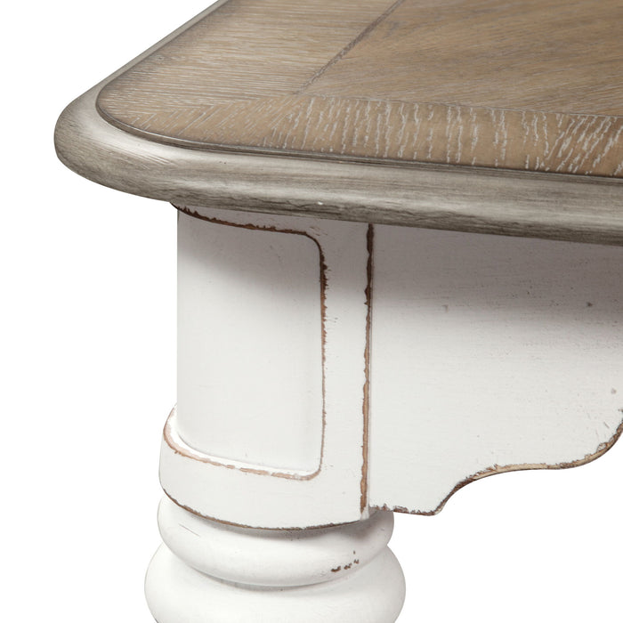 Magnolia Manor - Gathering Leg Table - Antique White – Counter Tables by Liberty Furniture at Furniture Wholesale Plus , Nashville furniture store