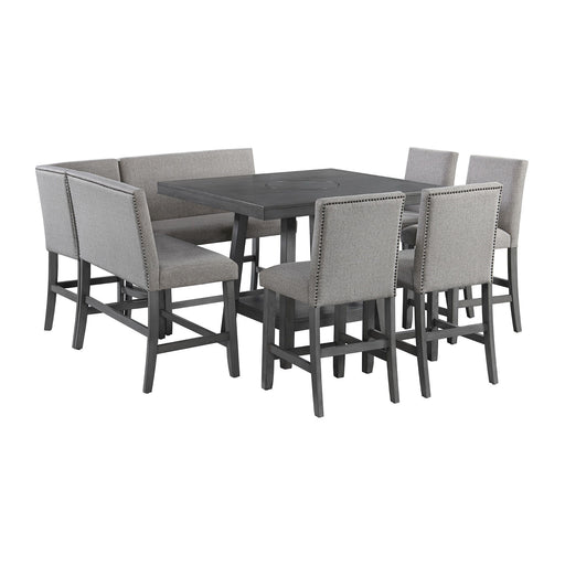 Seneca - Counter Height Dining Set – 5 Piece Dining Room Sets by Elements International at Furniture Wholesale Plus , Nashville furniture store