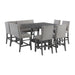 Seneca - Counter Height Dining Set – 5 Piece Dining Room Sets by Elements International at Furniture Wholesale Plus , Nashville furniture store