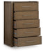 Marxmore - Five Drawer Chest - Brown – Accent Chests by Benchcraft® at Furniture Wholesale Plus , Nashville furniture store