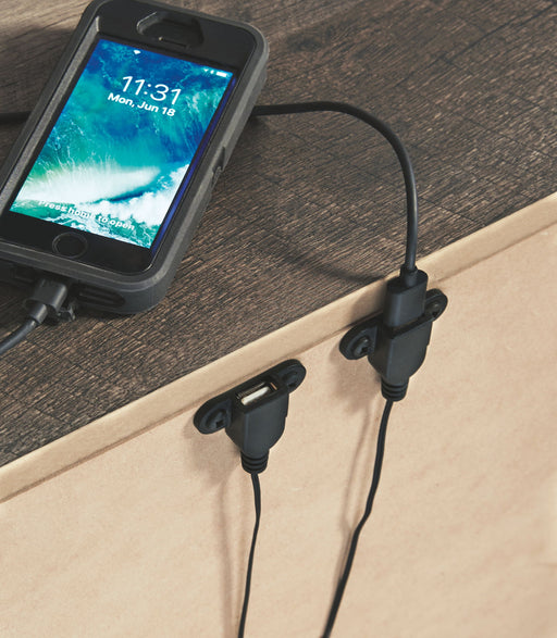 Wynnlow - Two Drawer Night Stand - Gray – Accent Nightstands by Signature Design by Ashley® at Furniture Wholesale Plus , Nashville furniture store