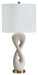 Judrich - Poly Table Lamp - White / Gold Finish – Table Lamps by Signature Design by Ashley® at Furniture Wholesale Plus , Nashville furniture store