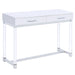 Everett - Desk - White – Writing Desks by Steve Silver Furniture at Furniture Wholesale Plus , Nashville furniture store