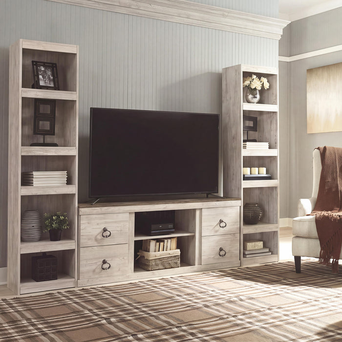 Willowton - Entertainment Center With Fireplace Option – Entertainment Centers by Signature Design by Ashley® at Furniture Wholesale Plus , Nashville furniture store