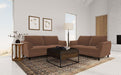 Selma - 2 Piece Velvet Upholstered Crescent Arm Sofa Set - Rust - Premium Stationary Sofas & Loveseats from Coaster Fine Furniture - Just $1359! Shop now at Furniture Wholesale Plus  We are the best furniture store in Nashville, Hendersonville, Goodlettsville, Madison, Antioch, Mount Juliet, Lebanon, Gallatin, Springfield, Murfreesboro, Franklin, Brentwood