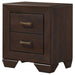 Kauffman - 2-Drawer Nightstand – Accent Nightstands by CoasterEveryday at Furniture Wholesale Plus , Nashville furniture store