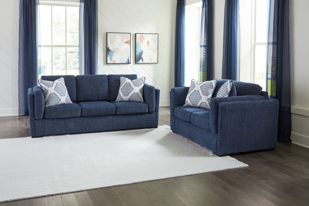 Evansley - Living Room Set – Stationary Chair & Ottoman by Benchcraft® at Furniture Wholesale Plus , Nashville furniture store