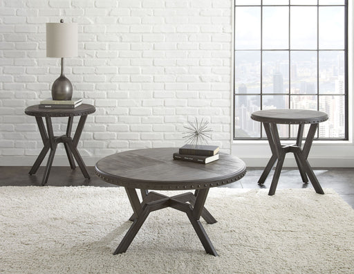 Alamo - 3 Piece Table Set - Gray – Table Sets by Steve Silver Furniture at Furniture Wholesale Plus , Nashville furniture store