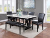 Tanner - Bench - Black – Dining Benches by Crown Mark at Furniture Wholesale Plus , Nashville furniture store