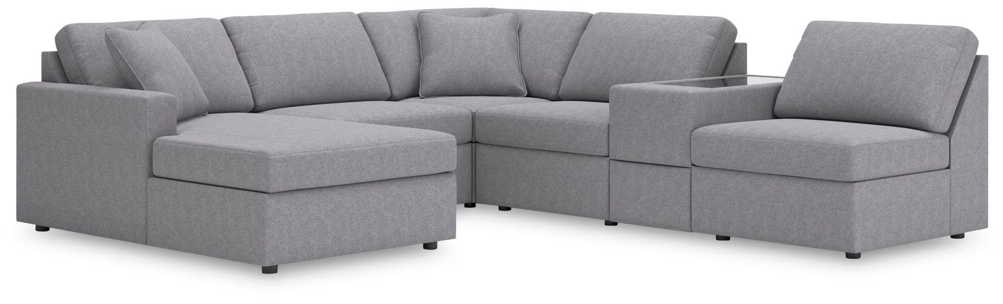Modmax - Sectional - Granite – Stationary Sectionals by Signature Design by Ashley® at Furniture Wholesale Plus , Nashville furniture store