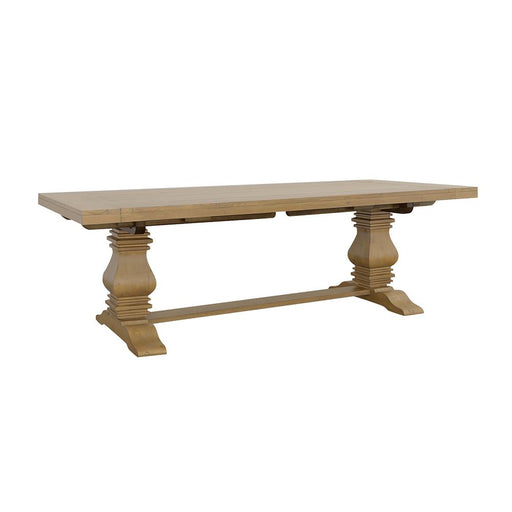 Florence Double Pedestal Dining Table Rustic Smoke - Premium Dining Table from Coaster Z2 Standard - Just $1238! Shop now at Furniture Wholesale Plus  We are the best furniture store in Nashville, Hendersonville, Goodlettsville, Madison, Antioch, Mount Juliet, Lebanon, Gallatin, Springfield, Murfreesboro, Franklin, Brentwood