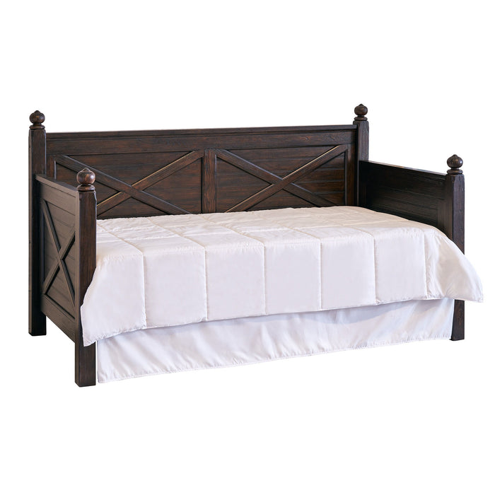 Sutherland - Twin Wood Daybed - Distressed Oak – Daybeds by Elements International at Furniture Wholesale Plus , Nashville furniture store