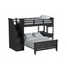 Hampton Kids - Loft With Staircase And Desk With Speaker Bedroom Set – 3 Piece Bedroom Sets by Elements International at Furniture Wholesale Plus , Nashville furniture store