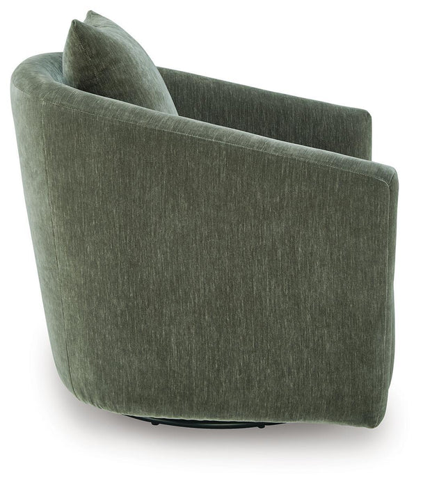 Leastow - Swivel Accent Chair - Loden – Swivel Chairs by Signature Design by Ashley® at Furniture Wholesale Plus , Nashville furniture store