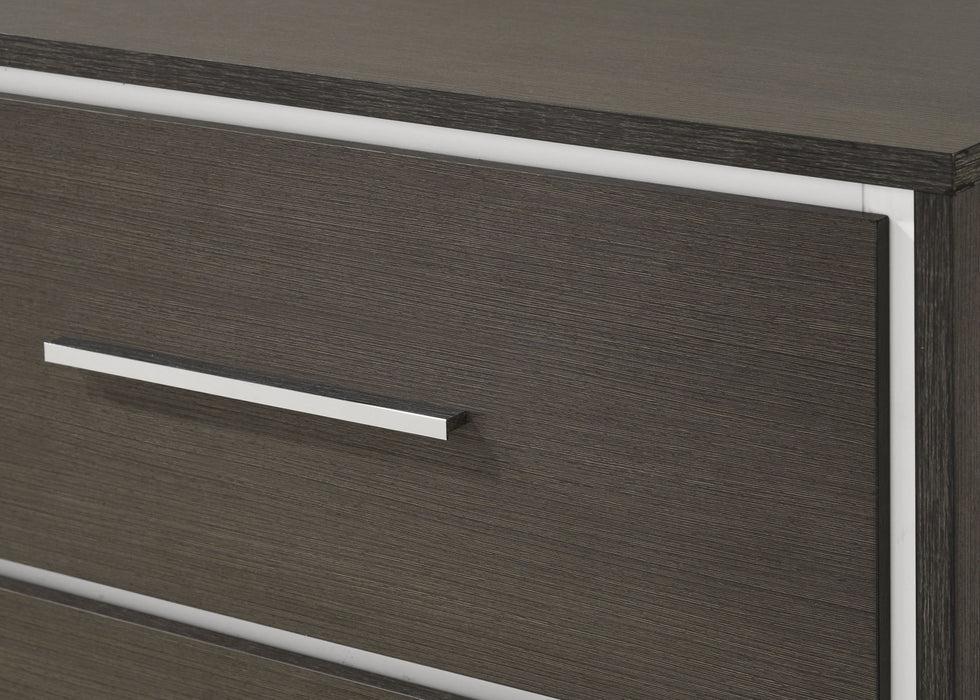 Sharpe - Nightstand - Dark Gray – Accent Nightstands by Crown Mark at Furniture Wholesale Plus , Nashville furniture store