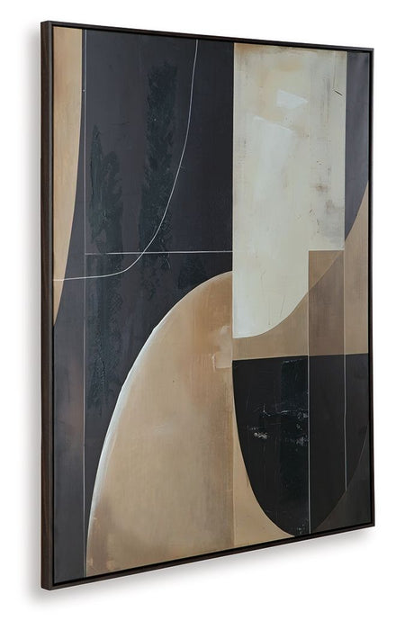 Ewanford - Wall Art - Black / Brown / Tan – Canvas Art by Signature Design by Ashley® at Furniture Wholesale Plus , Nashville furniture store