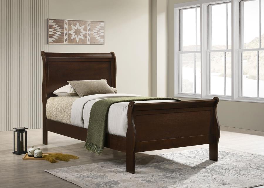 Louis Philippe - Panel Sleigh Bed – Sleigh Beds by CoasterEveryday at Furniture Wholesale Plus , Nashville furniture store