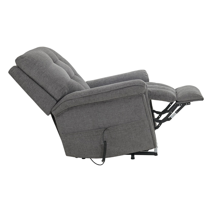 Pecos - Power Motion Lift Chair - 15337-2 Ribbit Charcoal – Lift Chairs by Elements International at Furniture Wholesale Plus , Nashville furniture store