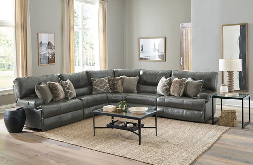 Como - Italian Leather Match Reclining Sectional - Premium Reclining Sectionals from Catnapper - Just $2789! Shop now at Furniture Wholesale Plus  We are the best furniture store in Nashville, Hendersonville, Goodlettsville, Madison, Antioch, Mount Juliet, Lebanon, Gallatin, Springfield, Murfreesboro, Franklin, Brentwood