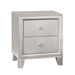Omni - Nightstand - Pearl Silver – Accent Nightstands by Steve Silver Furniture at Furniture Wholesale Plus , Nashville furniture store