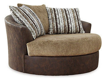 Alesbury Oversized Swivel Accent Chair - Premium Chair from Ashley Furniture - Just $708.07! Shop now at Furniture Wholesale Plus  We are the best furniture store in Nashville, Hendersonville, Goodlettsville, Madison, Antioch, Mount Juliet, Lebanon, Gallatin, Springfield, Murfreesboro, Franklin, Brentwood