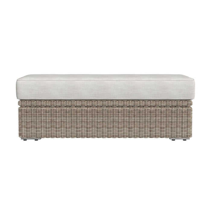 Carmona - Ottoman - Natural – Ottomans by Elements International at Furniture Wholesale Plus , Nashville furniture store