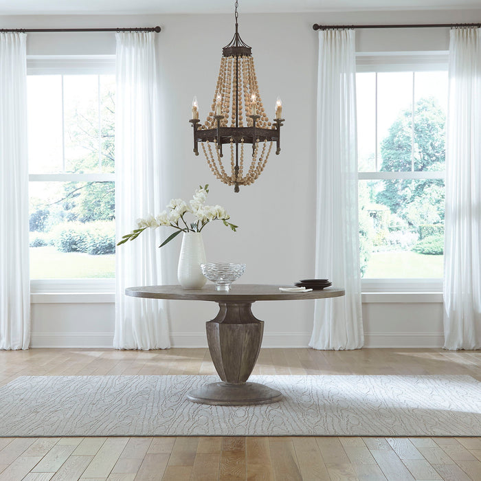 Westfield - Pedestal Table - Havana Brown – Dining Tables by Liberty Furniture at Furniture Wholesale Plus , Nashville furniture store