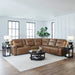 Callihan - 6 Piece Sectional - York Butternut – Reclining Sectionals by Liberty Furniture at Furniture Wholesale Plus , Nashville furniture store