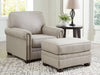 Gaelon - Living Room Set – Stationary Chair & Ottoman by Signature Design by Ashley® at Furniture Wholesale Plus , Nashville furniture store