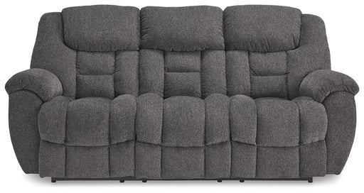 Foreside - Reclining Sofa - Charcoal – Reclining Sofas by Signature Design by Ashley® at Furniture Wholesale Plus , Nashville furniture store