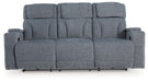 Studio Cave - Power Reclining Sofa - Steel – Reclining Sofas by Signature Design by Ashley® at Furniture Wholesale Plus , Nashville furniture store
