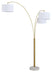 Valo - Metal Arc Lamp - Gold Finish – Floor Lamps by Signature Design by Ashley® at Furniture Wholesale Plus , Nashville furniture store