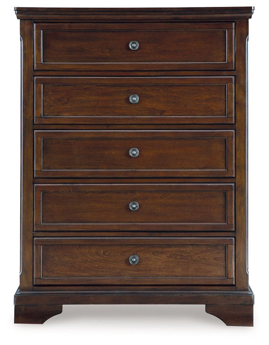 Trellington - Five Drawer Chest - Brown – Accent Chests by Signature Design by Ashley® at Furniture Wholesale Plus , Nashville furniture store