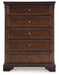 Trellington - Five Drawer Chest - Brown – Accent Chests by Signature Design by Ashley® at Furniture Wholesale Plus , Nashville furniture store
