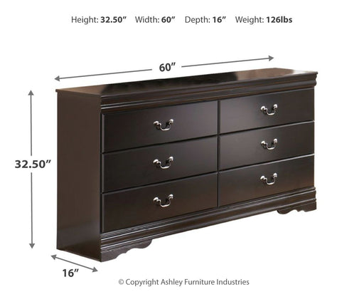 Huey Vineyard - Six Drawer Dresser - Black – Dressers by Signature Design by Ashley® at Furniture Wholesale Plus , Nashville furniture store