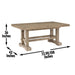 Napa - Counter Table – Counter Tables by Steve Silver Furniture at Furniture Wholesale Plus , Nashville furniture store