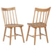 Middleton - Solid Wood Dining Side Chair (Set of 2) – Chair Sets by Coaster Fine Furniture at Furniture Wholesale Plus , Nashville furniture store