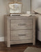 Culverbach - Two Drawer Night Stand - Gray – Accent Nightstands by Signature Design by Ashley® at Furniture Wholesale Plus , Nashville furniture store