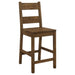 Coleman Counter Height Stools Rustic Golden Brown (Set of 2) - Premium Barstool from Coaster Z2 Standard - Just $134! Shop now at Furniture Wholesale Plus  We are the best furniture store in Nashville, Hendersonville, Goodlettsville, Madison, Antioch, Mount Juliet, Lebanon, Gallatin, Springfield, Murfreesboro, Franklin, Brentwood