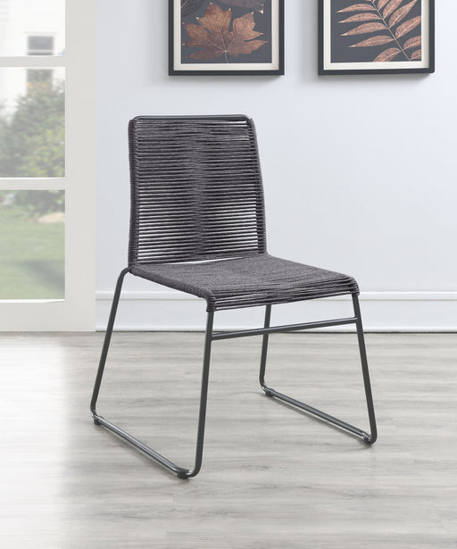 Jerome Upholstered Stackable Side Chairs (Set of 2) - Premium Dining Chair from Coaster Z2 Standard - Just $168! Shop now at Furniture Wholesale Plus  We are the best furniture store in Nashville, Hendersonville, Goodlettsville, Madison, Antioch, Mount Juliet, Lebanon, Gallatin, Springfield, Murfreesboro, Franklin, Brentwood