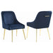 Mayette Side Chairs Dark Ink Blue (Set of 2) - Premium Dining Chair from Coaster Z2 Standard - Just $180! Shop now at Furniture Wholesale Plus  We are the best furniture store in Nashville, Hendersonville, Goodlettsville, Madison, Antioch, Mount Juliet, Lebanon, Gallatin, Springfield, Murfreesboro, Franklin, Brentwood