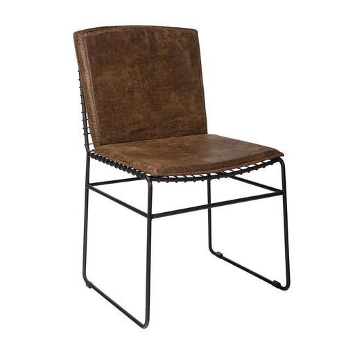 Abbott Upholstered Side Chairs Antique Brown and Matte Black (Set of 2) - Premium Dining Chair from Coaster Z2 Standard - Just $312! Shop now at Furniture Wholesale Plus  We are the best furniture store in Nashville, Hendersonville, Goodlettsville, Madison, Antioch, Mount Juliet, Lebanon, Gallatin, Springfield, Murfreesboro, Franklin, Brentwood