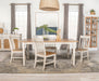 Kirby Dining Set Natural and Rustic Off White - Premium Dining Room Set from Coaster Z2 Standard - Just $926! Shop now at Furniture Wholesale Plus  We are the best furniture store in Nashville, Hendersonville, Goodlettsville, Madison, Antioch, Mount Juliet, Lebanon, Gallatin, Springfield, Murfreesboro, Franklin, Brentwood