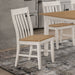 Kirby Slat Back Side Chair (Set of 2) Natural and Rustic Off White - Premium Dining Chair from Coaster Z2 Standard - Just $106! Shop now at Furniture Wholesale Plus  We are the best furniture store in Nashville, Hendersonville, Goodlettsville, Madison, Antioch, Mount Juliet, Lebanon, Gallatin, Springfield, Murfreesboro, Franklin, Brentwood