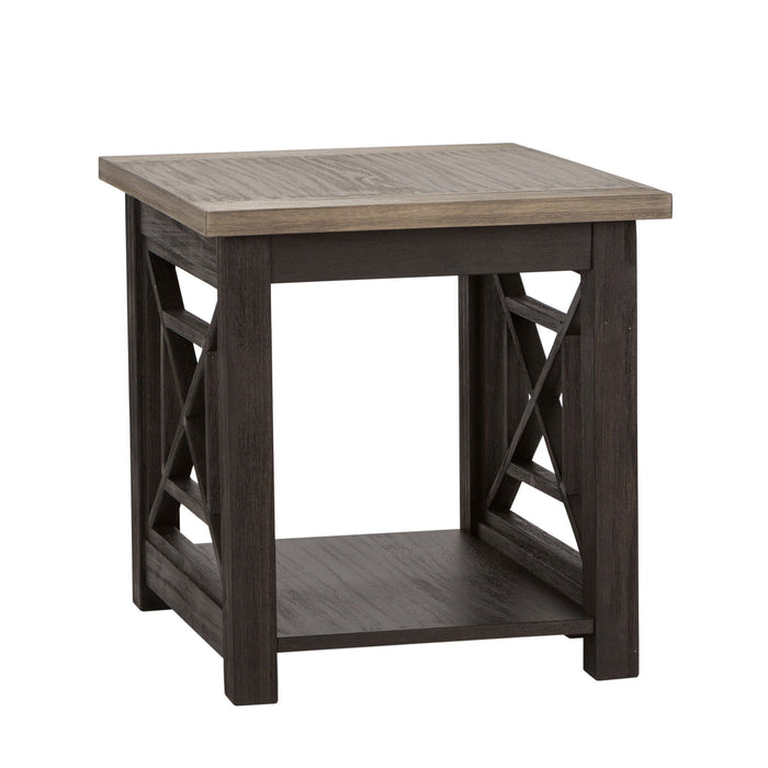 Heatherbrook - End Table - Charcoal & Ash – End Tables by Liberty Furniture at Furniture Wholesale Plus , Nashville furniture store