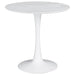 Arkell 30-inch Round Pedestal Dining Table White - Premium Dining Table from Coaster Z2 Standard - Just $246! Shop now at Furniture Wholesale Plus  We are the best furniture store in Nashville, Hendersonville, Goodlettsville, Madison, Antioch, Mount Juliet, Lebanon, Gallatin, Springfield, Murfreesboro, Franklin, Brentwood