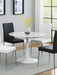 Arkell 40-inch Round Pedestal Dining Table White - Premium Dining Table from Coaster Z2 Standard - Just $346! Shop now at Furniture Wholesale Plus  We are the best furniture store in Nashville, Hendersonville, Goodlettsville, Madison, Antioch, Mount Juliet, Lebanon, Gallatin, Springfield, Murfreesboro, Franklin, Brentwood