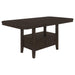 Prentiss Rectangular Counter Height Table with Butterfly Leaf Cappuccino - Premium Counter Height Table from Coaster Z2 Standard - Just $886! Shop now at Furniture Wholesale Plus  We are the best furniture store in Nashville, Hendersonville, Goodlettsville, Madison, Antioch, Mount Juliet, Lebanon, Gallatin, Springfield, Murfreesboro, Franklin, Brentwood