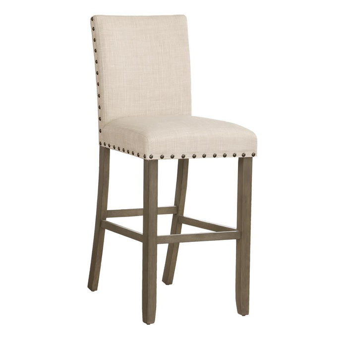 Ralland Upholstered Bar Stools with Nailhead Trim Beige (Set of 2) - Premium Barstool from Coaster Z2 Standard - Just $122! Shop now at Furniture Wholesale Plus  We are the best furniture store in Nashville, Hendersonville, Goodlettsville, Madison, Antioch, Mount Juliet, Lebanon, Gallatin, Springfield, Murfreesboro, Franklin, Brentwood